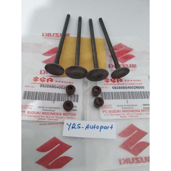 payung Klep set+Sil klep(isi 4) Suzuki Satria Fu 150 lama ORI SGP