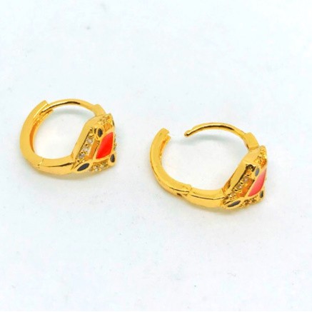 Anting wanita // anting jepis lapis emas // anting klip cat catan //pwrhiasan //anting