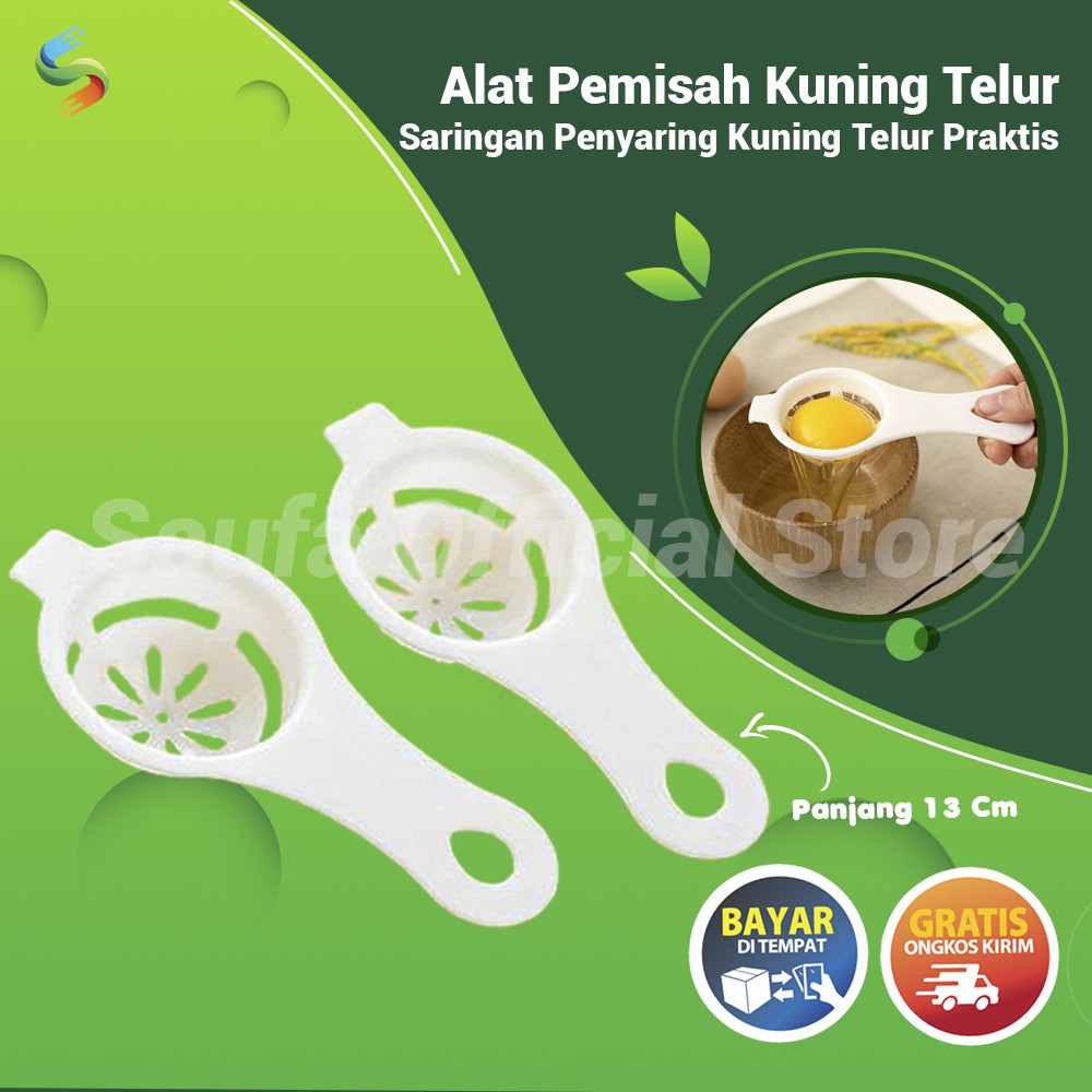 Alat Pemisah Kuning Telur Saringan Penyaring Kuning Telur