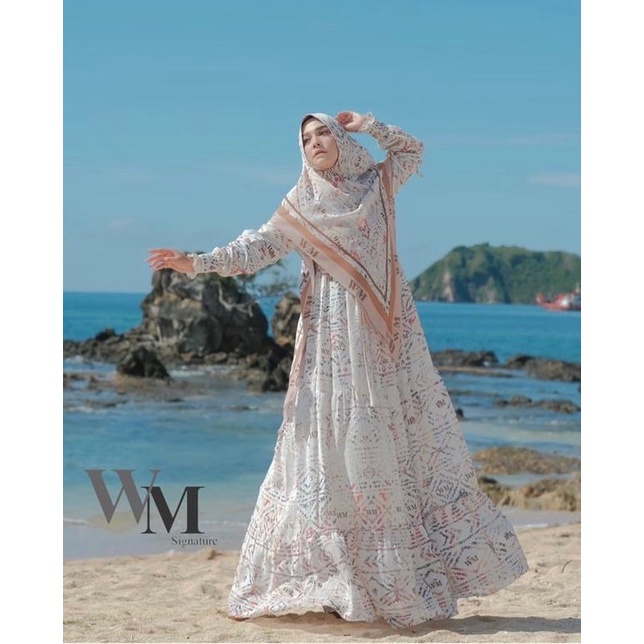 Murania dress ( dress only & dress set khimar) original by WM Signature
