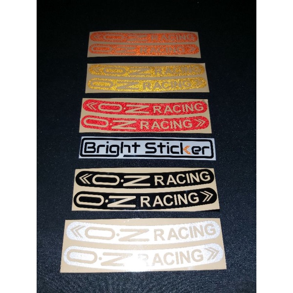 STICKER VELG OZ RACING CUTTING