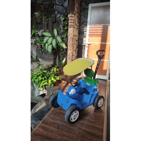 MURAH LITTLE TIKES PUSH CAR DELUXE ROADSTER MOBILAN ANAK PRELOVED  NOT ELC STEP2 LERADO AKI PASO RAD