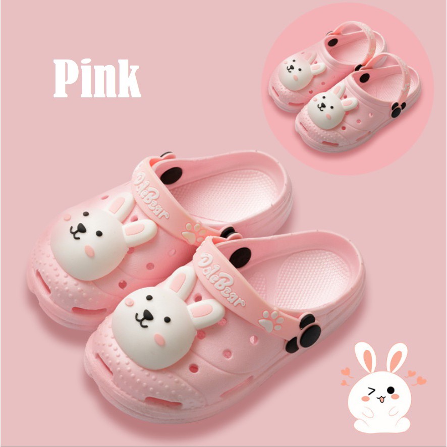 Sandal anak laki-laki dan perempuan motif kelinci/ bebek / dino