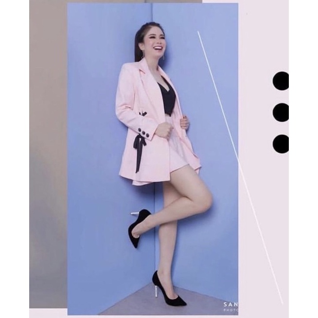 Missori set m blazer celana pendek