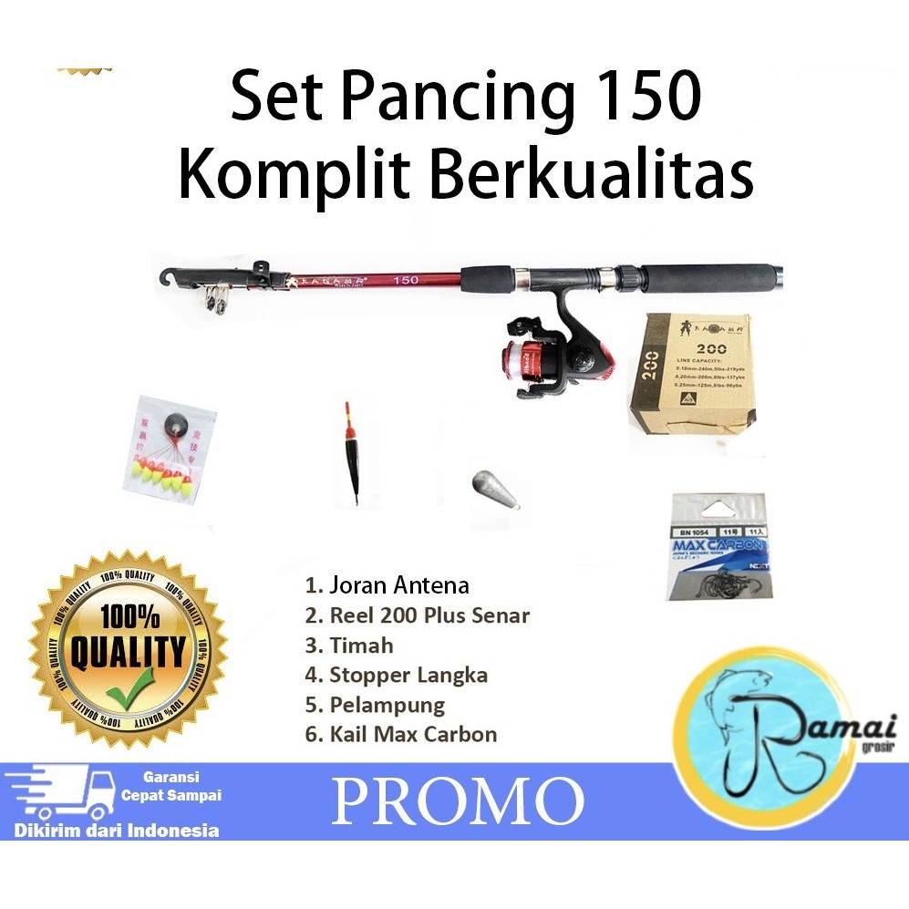 TERBAIK SET PANCING LENGKAP KOMPLIT SET JORAN ANTENA TERMURAH BONUS BANYAK BERKUALITAS