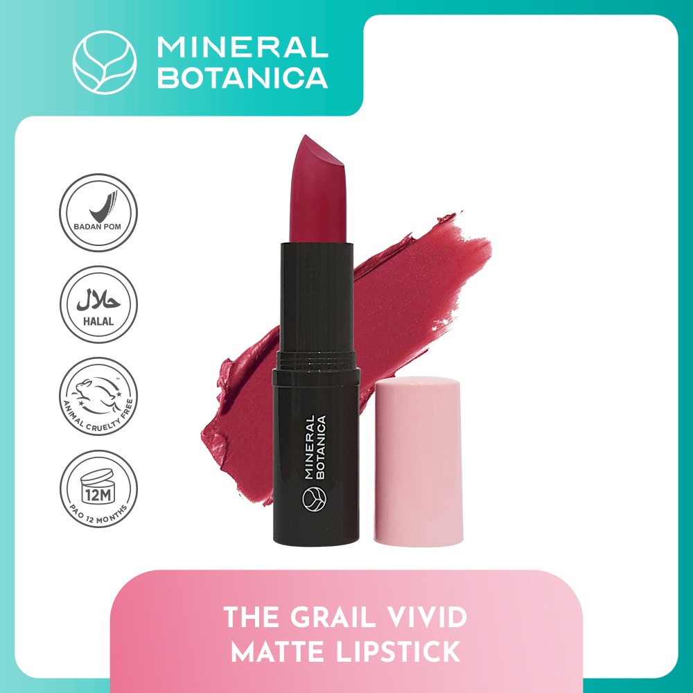 mineral botanica the grail vivid matte lipstick