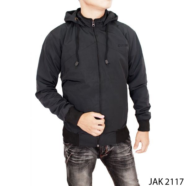 men jacket Parasut Hitam – JAK 2117