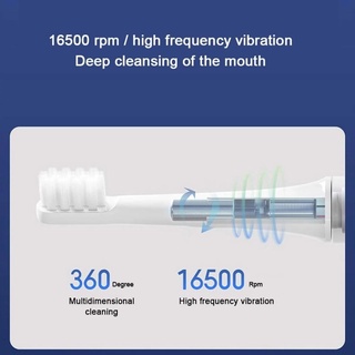 Electric Toothbrush Sikat Elektrik Waterproof Sonic T100 USB
