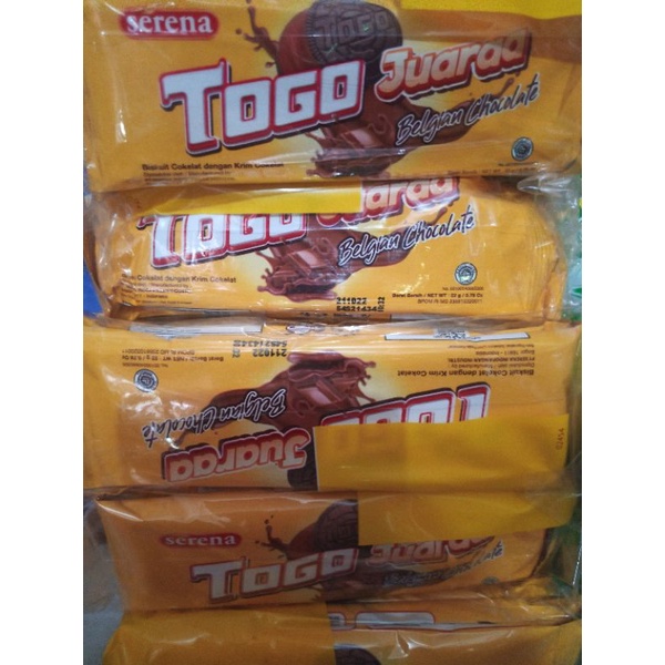 

Biskuit cokelat Togo isi 10