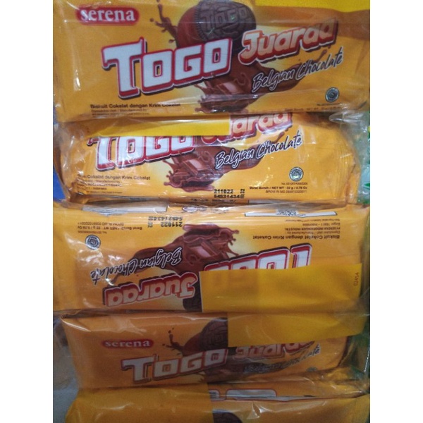 Biskuit cokelat Togo isi 10