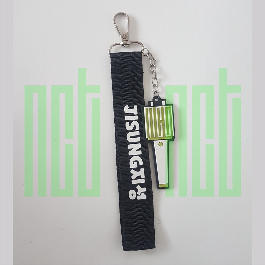 NCT DREAM KEYRING STRAP NAME KEYCHAIN NCT LIGHTSTICK LANYARD KPOP