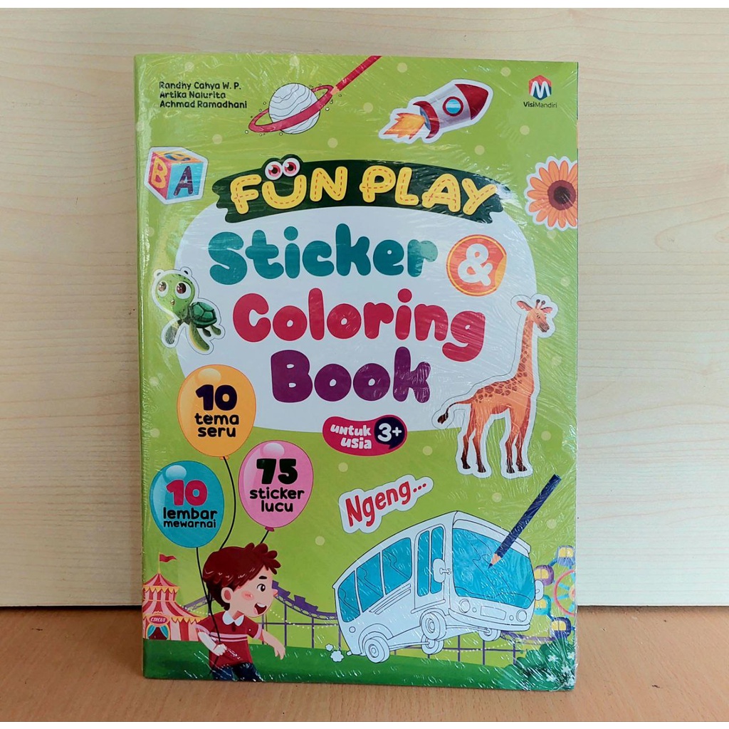 Fun Play Sticker & Coloring Book
