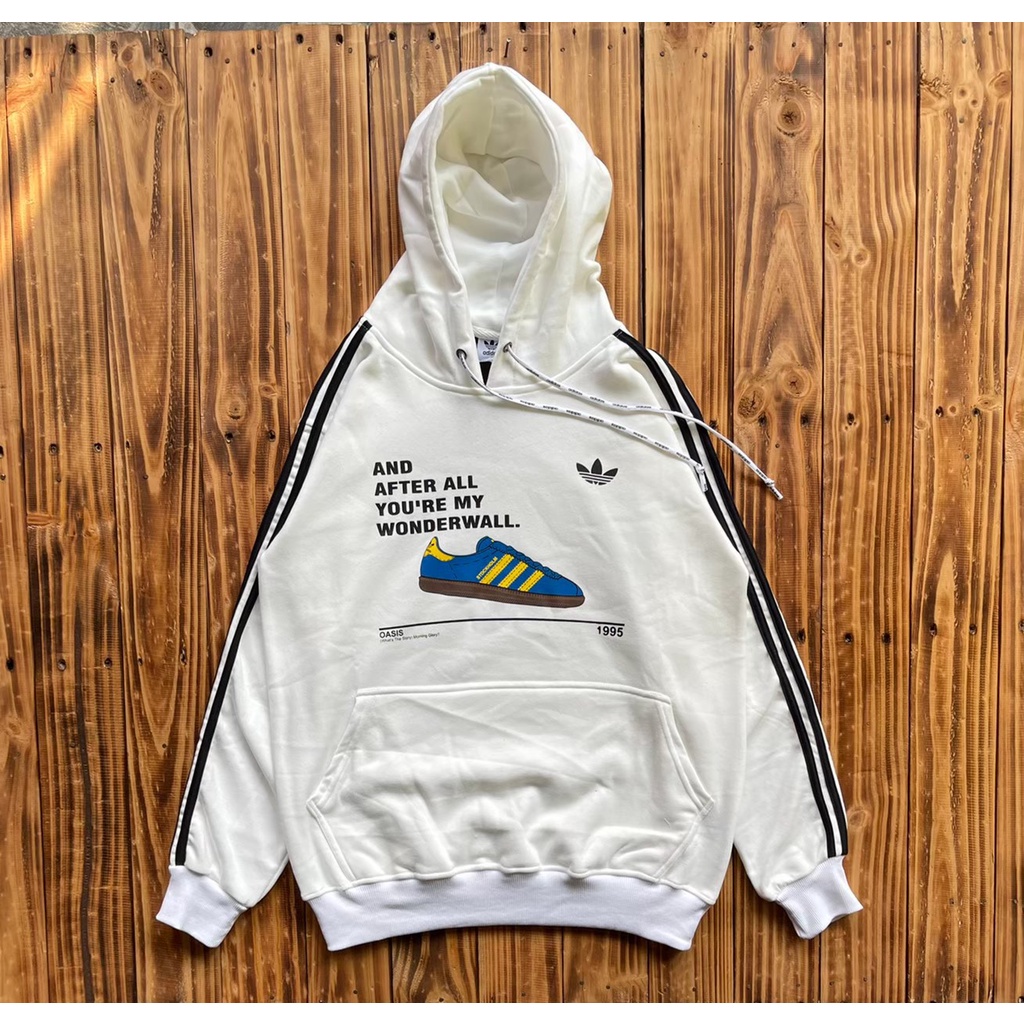Sweater adidas Putih Sweater Hodie Distro Original