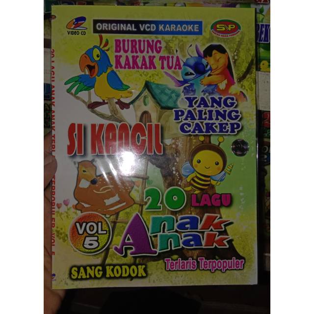 VCD ORIGINAL LAGU ANAK TERLARIS VOL 5 SI KANCIL