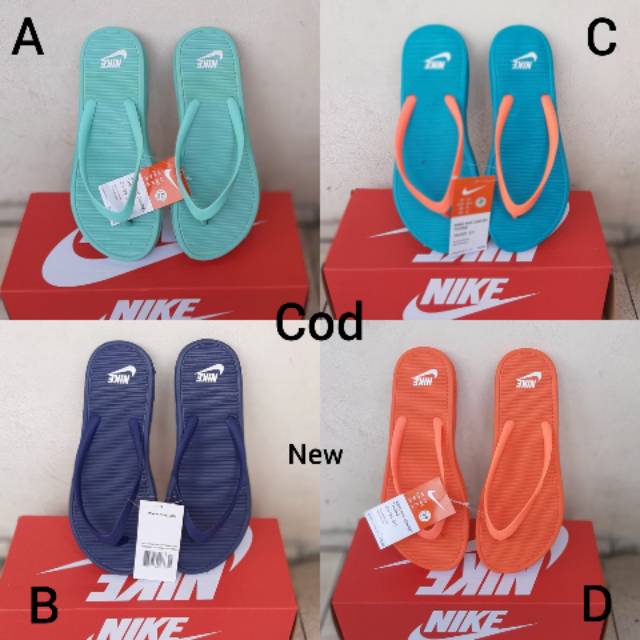 SAnda slip on Sandal tali wanita pria sandal nike new