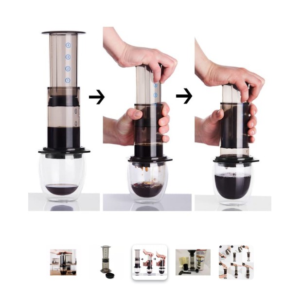 Aeropress Coffee Maker 1-4 Cups pembuat kopi terbaik dan termudah