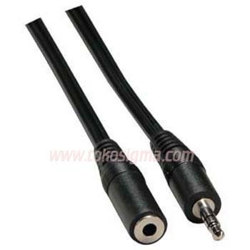 KABEL AUDIO 3.5mm EXTENSION M-F 5mtr