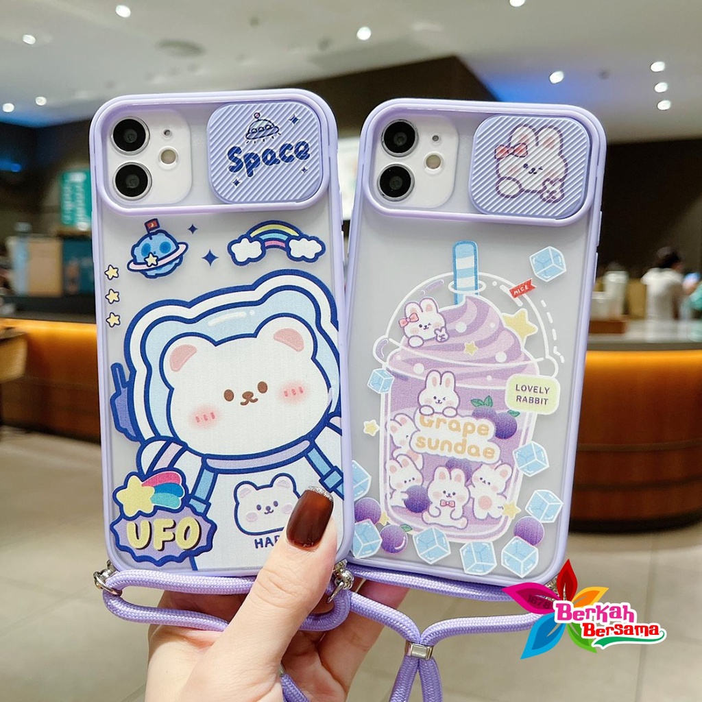 SS197 SOFTCASE SLINGCASE LANYARD SLIDE KARAKTER OPPO A39 A57 A74 A15 A37 NEO 9 A9 A5 A52 A92 A53 A33 A31 A8 2020 A16 A55 BB5959