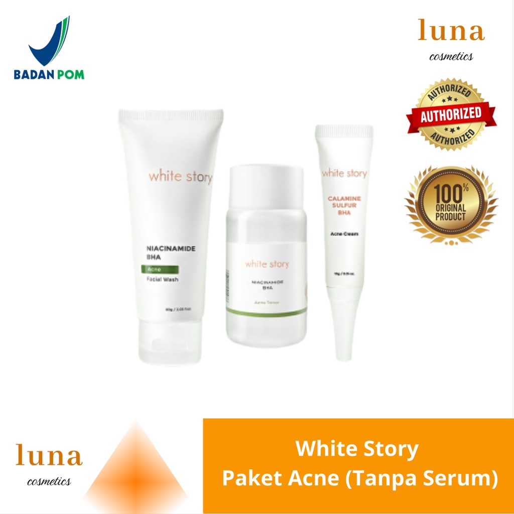 White Story Paket Acne (Tanpa Serum)