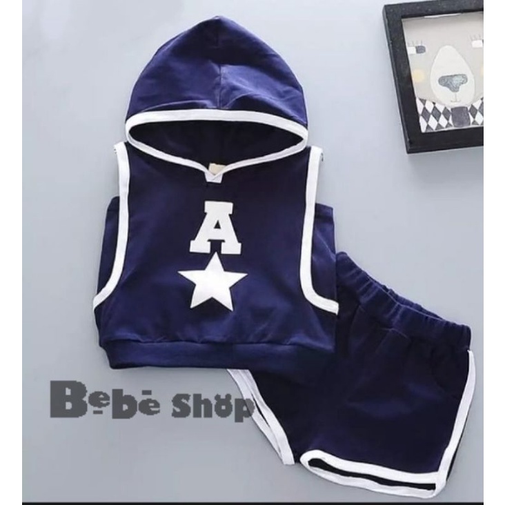 Setelan Hoodie Anak lekbong Bintang Usia 0 Sampai 7 Tahun/Baju anak laki-laki/Baju anak perempuan/switear anak