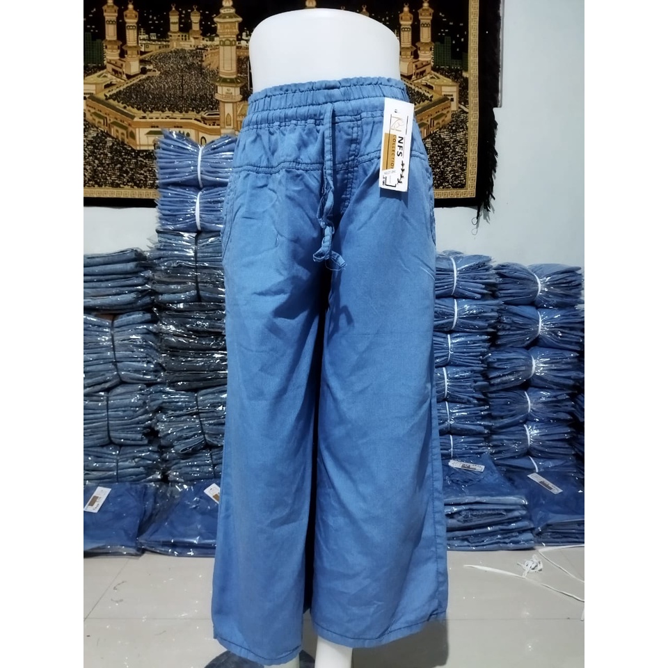 KULOT JEANS WASHED WANITA kekinian/KULOT SEMI JEANS/KULOT JEANS MURAH