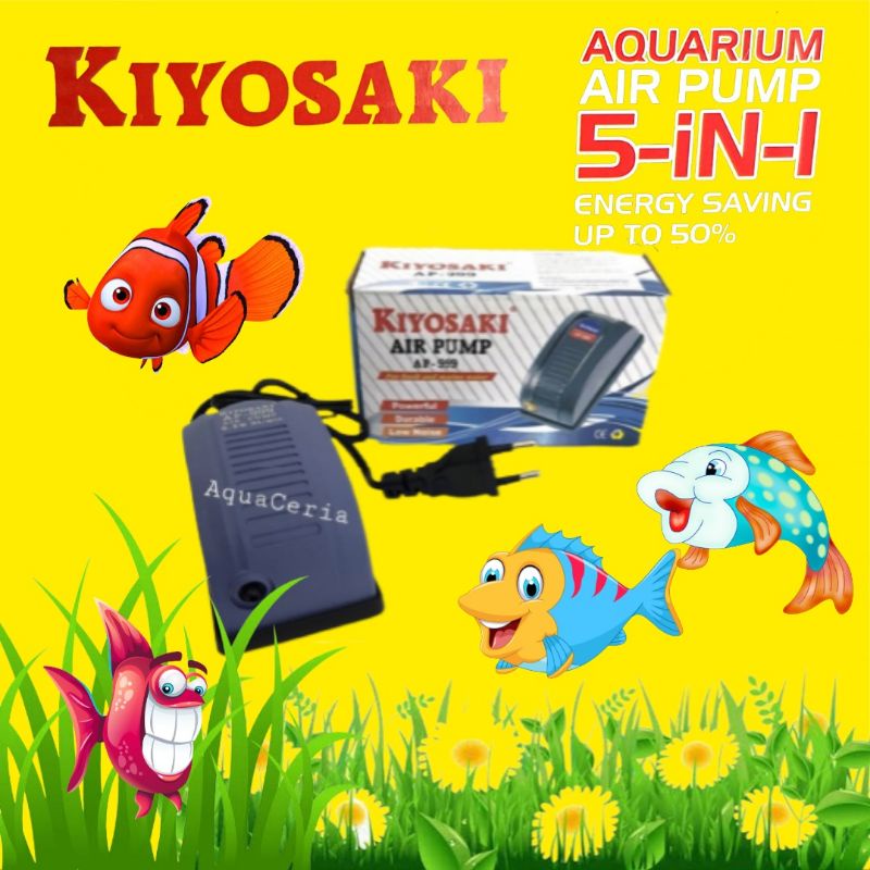 AIR PUMP KIYOSAKI 999/2800 AERATOR AQUARIUM  1 OUTPUT