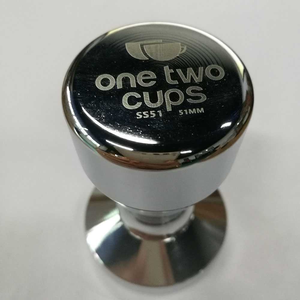 Paling Dicari ! OneTwoCups Tamper Kopi Espresso Flat Stainless Steel 51mm - SS51