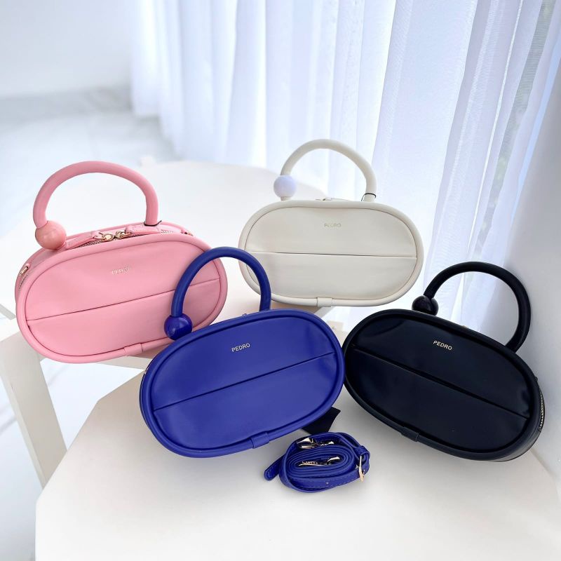 PROMO SALE Tas Pedro mini selempang jinjing hitam putih pink biru