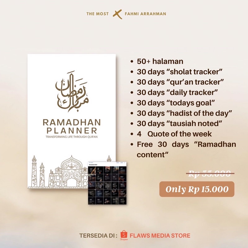 

Ramadhan Planner 2022 | Islamic planer | muslim Planner