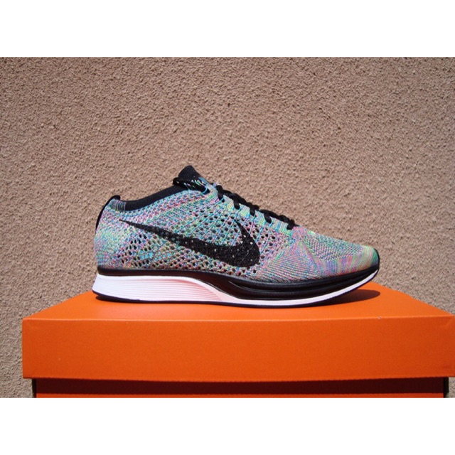 nike flyknit racer multicolor