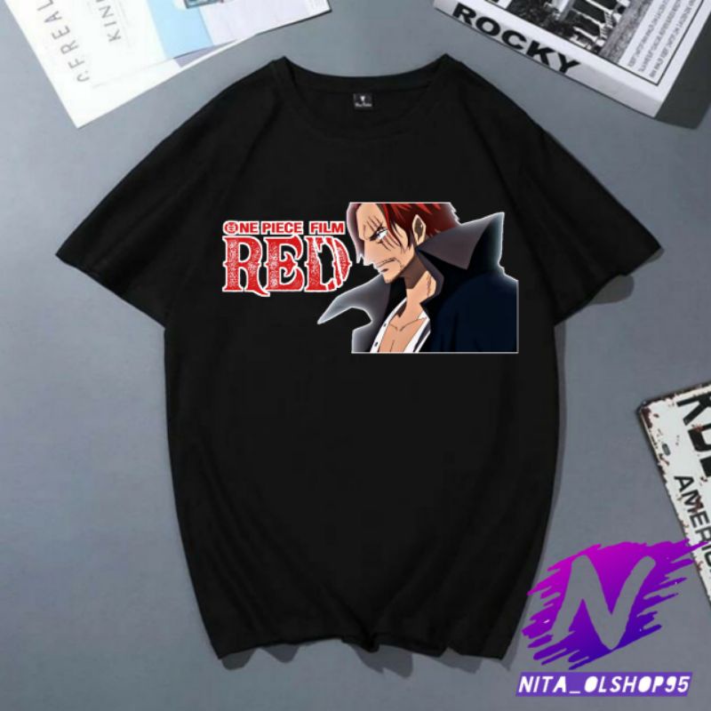 kaos anak akagami no shanks baju anak one piece film red