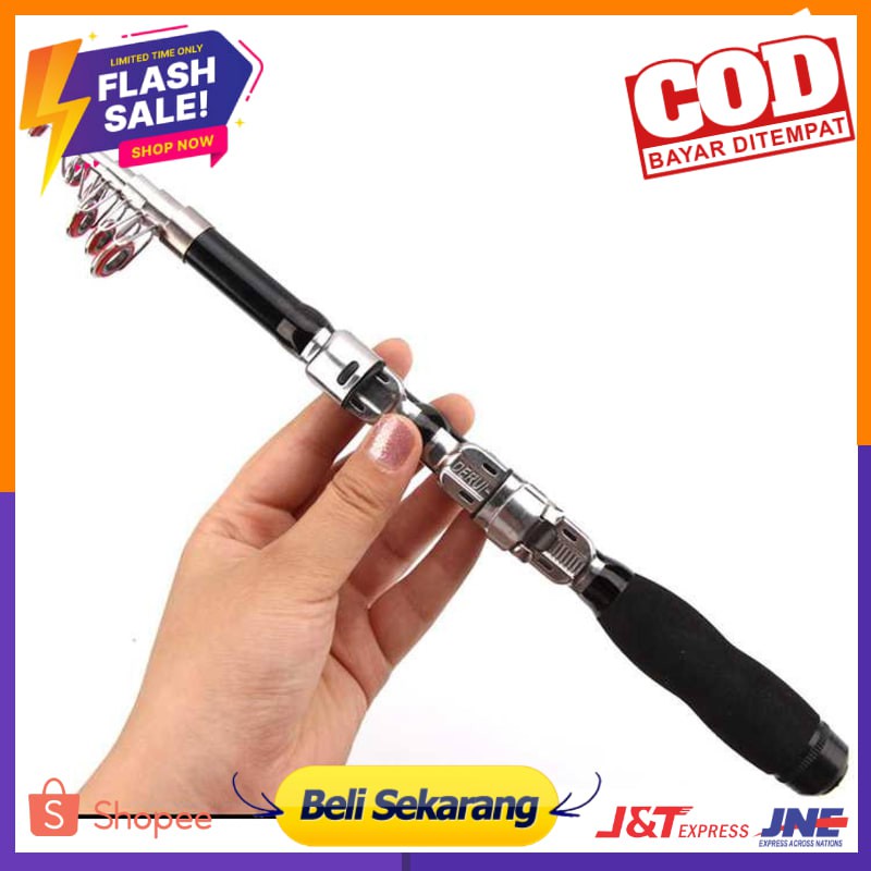 Derui Joran Pancing Portable Telescopic 1.5M - S6