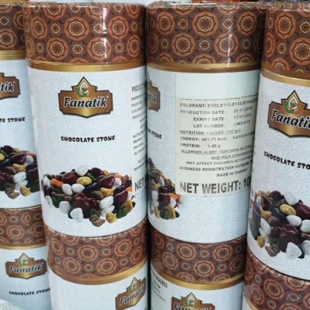 

Coklat Krikil Stone Fanatik 1 kg - Cokelat Kerikil Turki Tabung