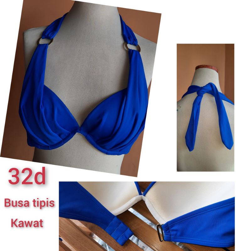 Bikini Hnm 32d kawat busa tipis