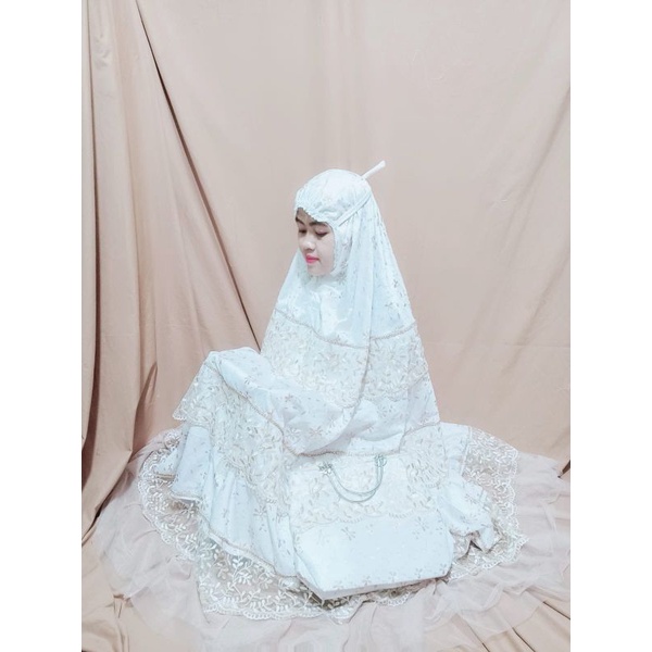 (BISA COD) MUKENA SUTRA MEWAH |MUKENA MEWAH|MUKENA KAIN SUTRA|MUKENA ADEM|MUKENA PREMIUM