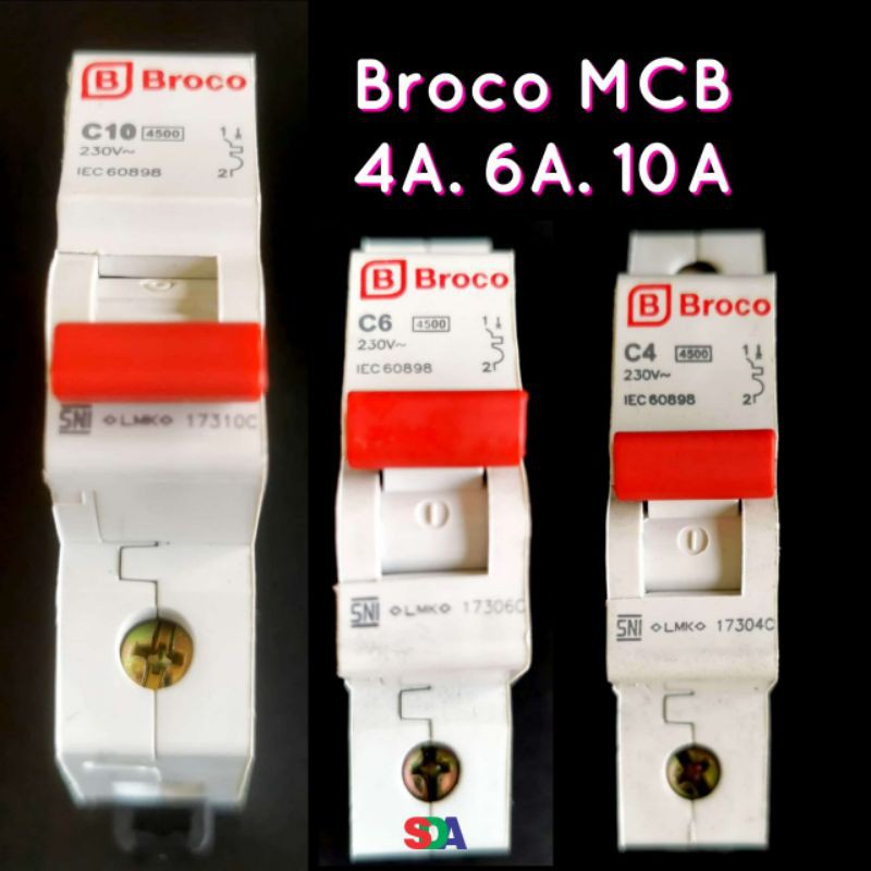 Broco MCB 4A 6A 10A