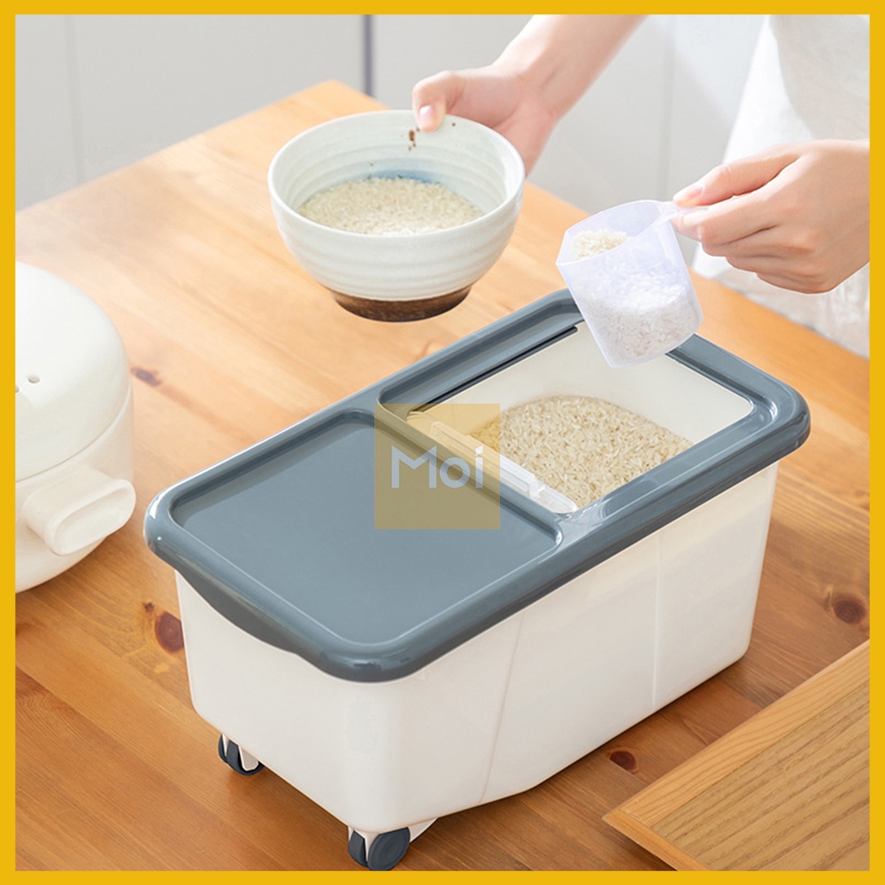 Dispenser Beras Tempat Penyimpanan Makanan Storage Box