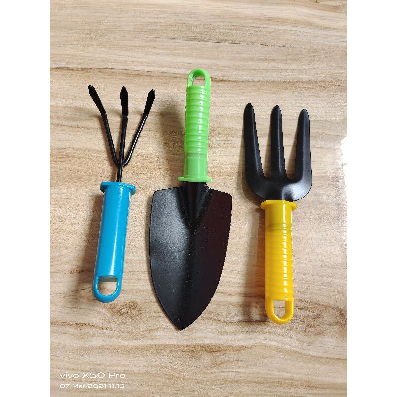 garden tool set 3pcs / alat kebun set 3pcs / sendok taman 3pcs