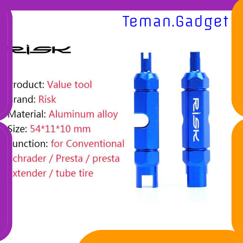 TG-IB613 RISK KUNCI PAS SEPEDA 3IN1 BIKE VALVE WRENCH SCHRADER PRESTA - RL301