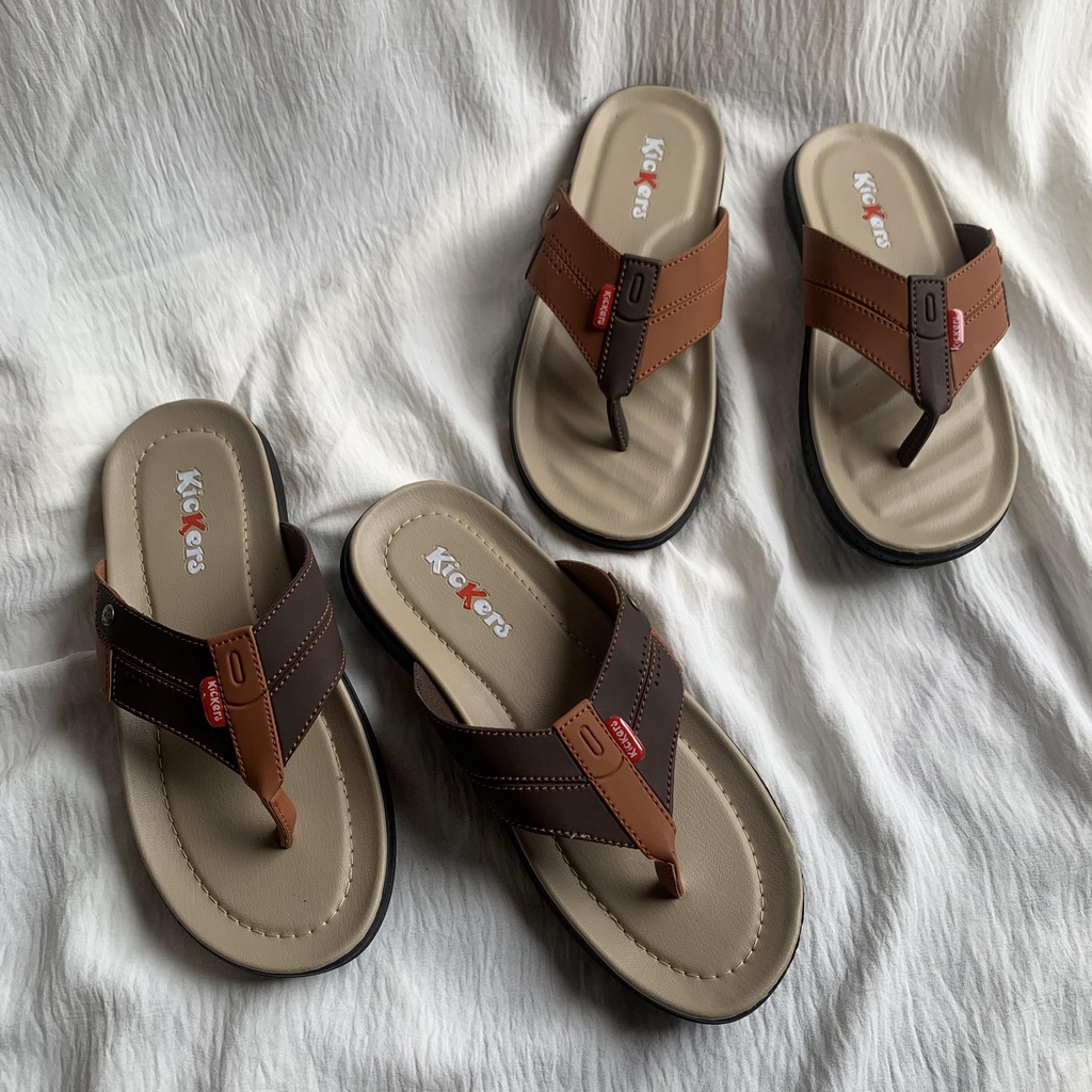 (TANPA KARDUS)SANDAL PRIA TAMPAN BOY TERVIRAL POPULER SANDAL COWOK CASUAL Sandal Kulit Pria Kualitas Terbaik Sendal Selop Fashion Pria Terlaris Kekinian Sandal kulit santai pria gaul | sandal pria terbaru distro jepit kekinian TERMURAH TERLARIS GRATIS ONG