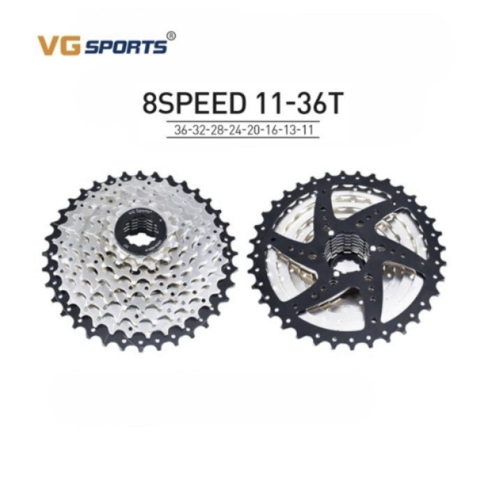 Sprocket Sepeda VG Sport 8 Speed 11-36T ultra light VG-72