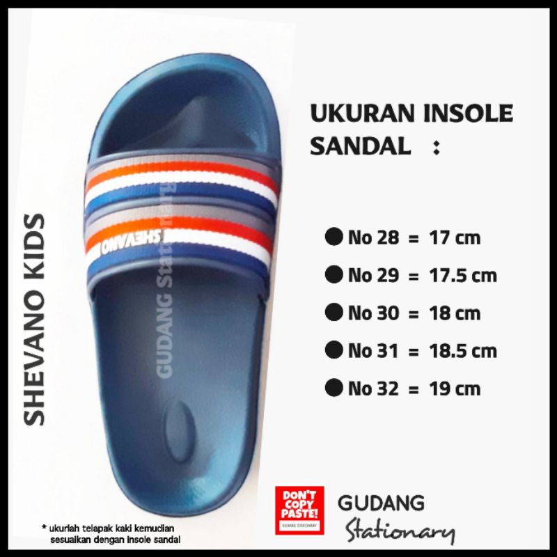 Sandal Slip On Anak SHEVANO