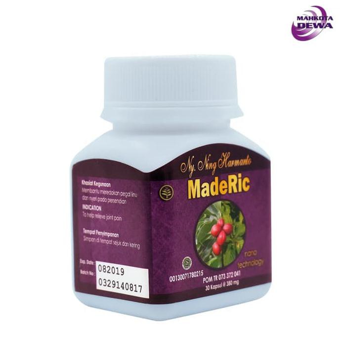 Kapsul Maderic Herbal Obat Jamu Asam Urat Rematik Pegal Linu
