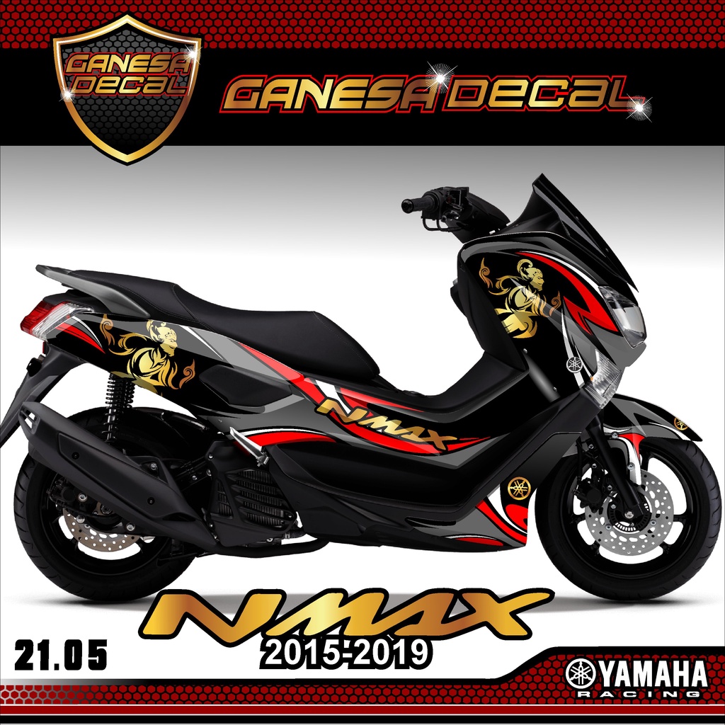 Decal Sticker Yamaha Nmax 155 Old Fullbody 2015-2019 Dekal Stiker Motor Yamaha Nmax Old Desain WAYAN