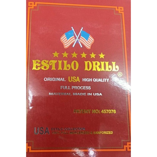 American Drill. Bahan Kain American Drill Untuk Seragam. Estilo Drill.