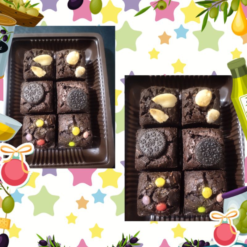 

brownies panggang kecil premium praktis
