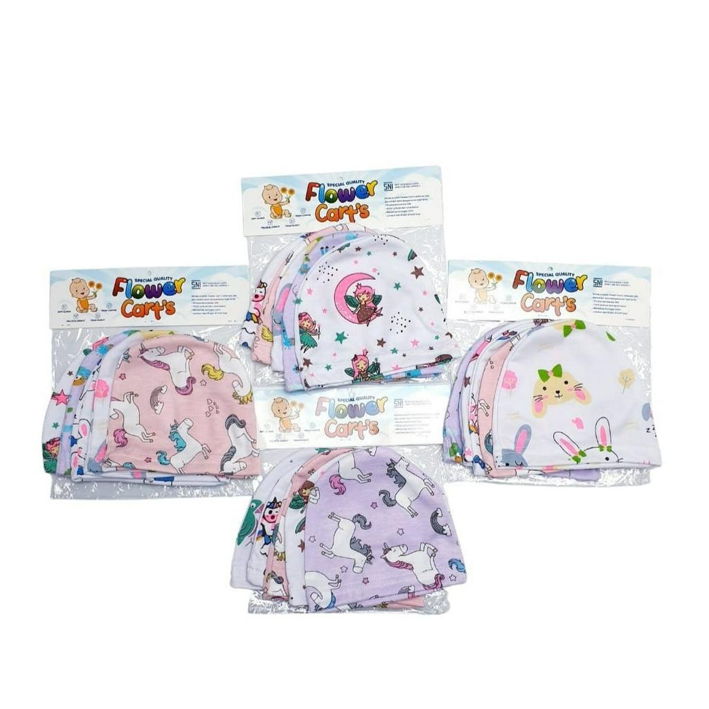 Topi Bayi 5in1 / Topi Bayi Laki-Laki dan Perempuan isi 5pcs BB-33