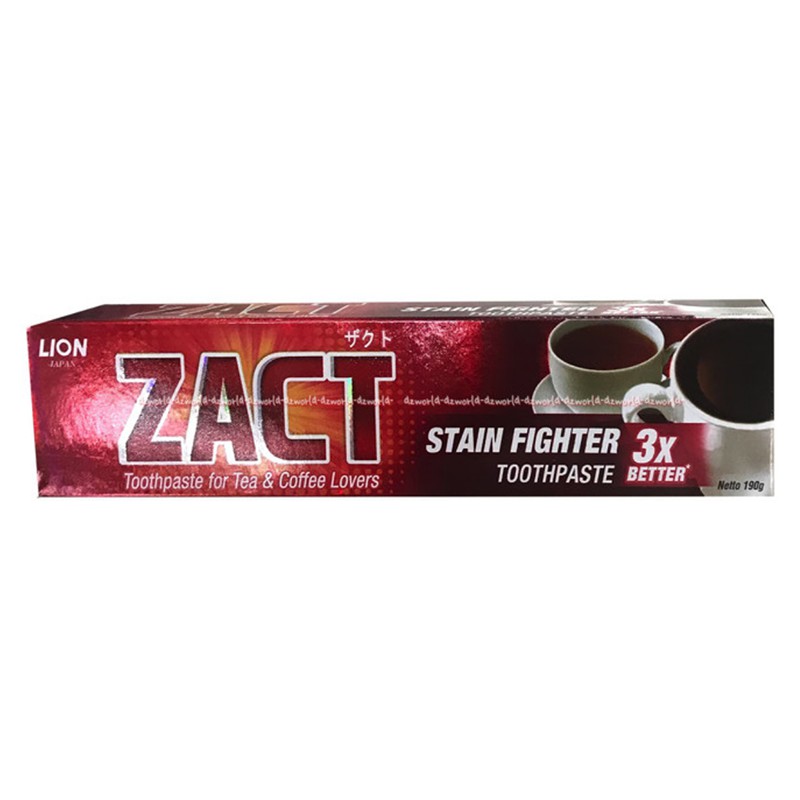 Odol pasta gigi zact merah Zact untuk Yang Suka minum kopi 190gr Zak Zac Tooth Paste