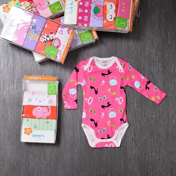 Carter's Jumper Bayi Lengan Panjang Laki Laki Perempuan isi 5pc P033