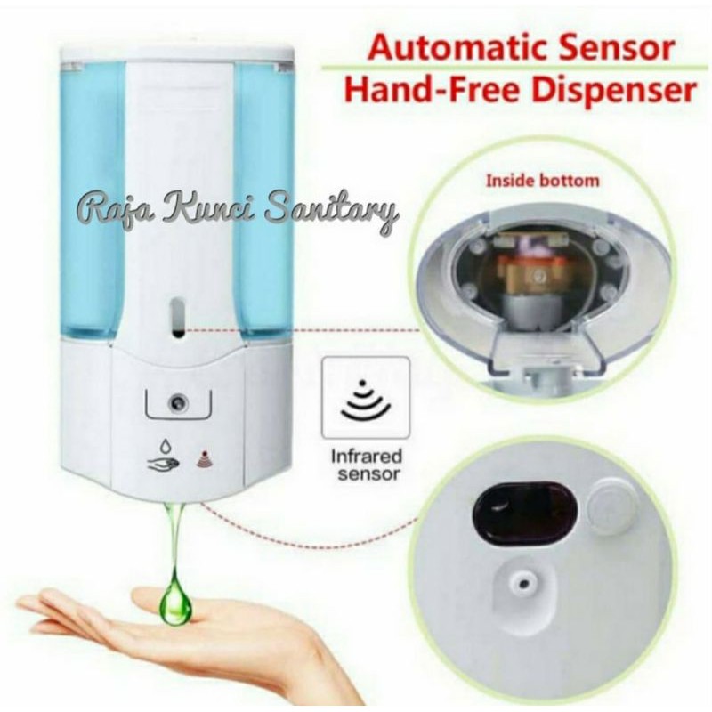 Automatic Hand Soap Dispenser/Tempat Sabun Cair Sensor 450 ml/Dispenser Sabun/Siap Dispenser